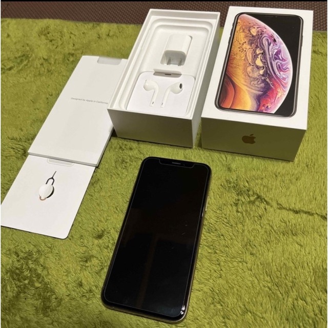 iPhone Xs 64GB Gold simフリー