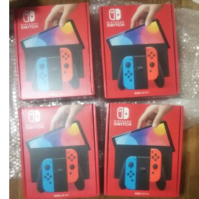 新品、未使用 任天堂Switch有機ELネオン×4