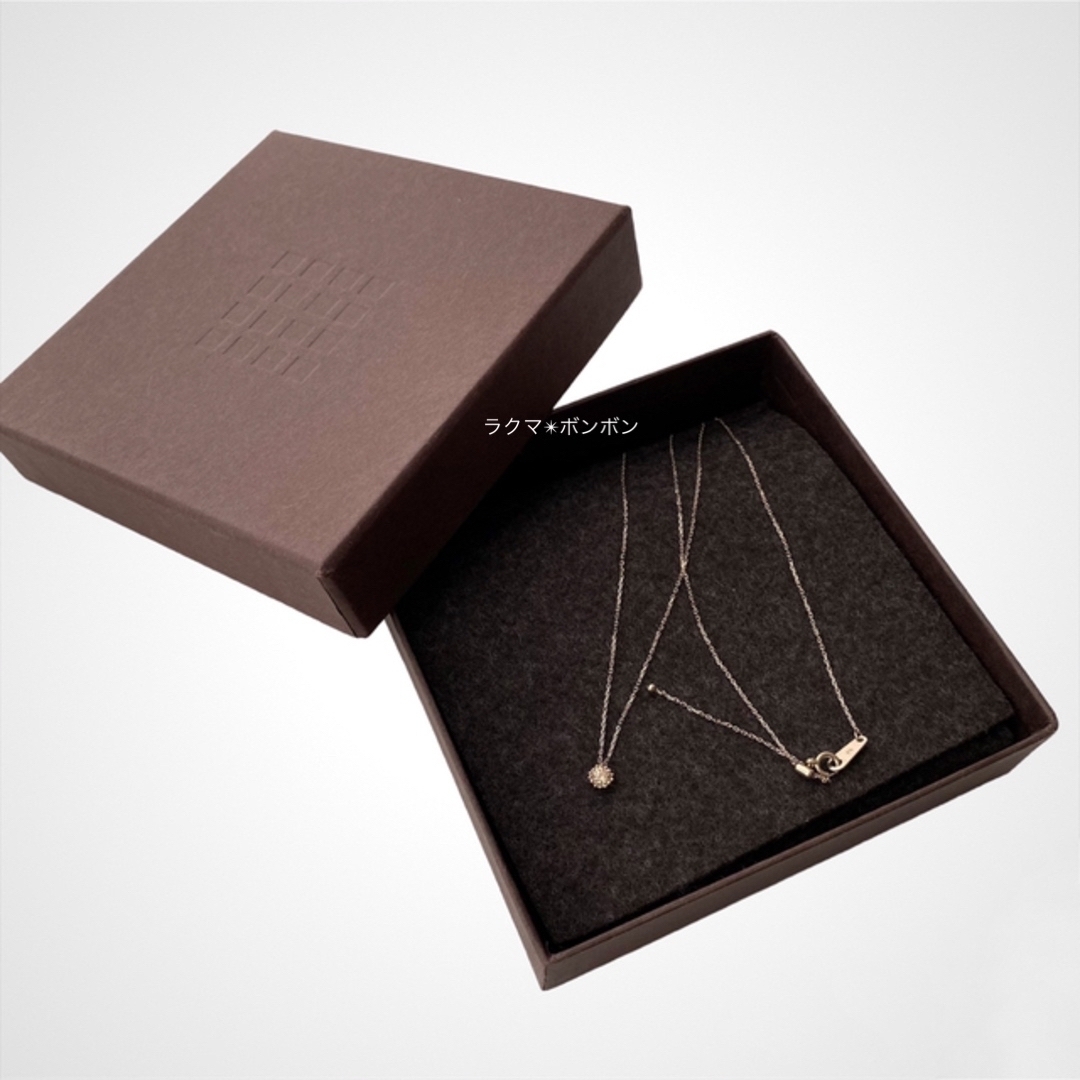Kashikey カシケイK18BG ダイヤモンド　ミル ペンダント　ネックレス レディースのアクセサリー(ネックレス)の商品写真