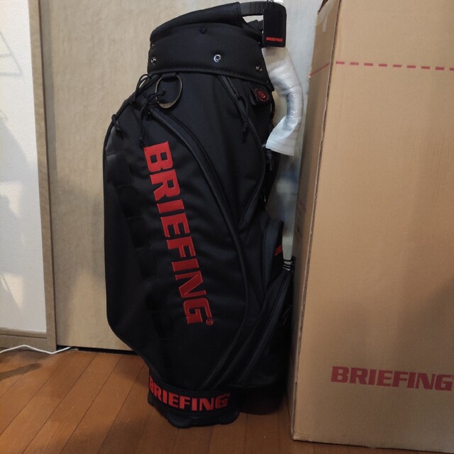 BRIEFING(ブリーフィング)の新品　ブリーフィング　CR-5  キャディバッグ　BRIEFING　ブラック スポーツ/アウトドアのゴルフ(バッグ)の商品写真