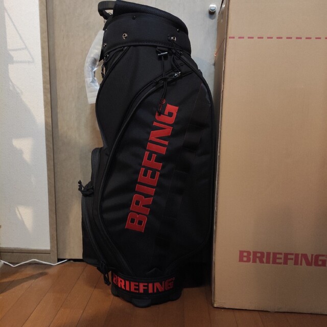 BRIEFING(ブリーフィング)の新品　ブリーフィング　CR-5  キャディバッグ　BRIEFING　ブラック スポーツ/アウトドアのゴルフ(バッグ)の商品写真