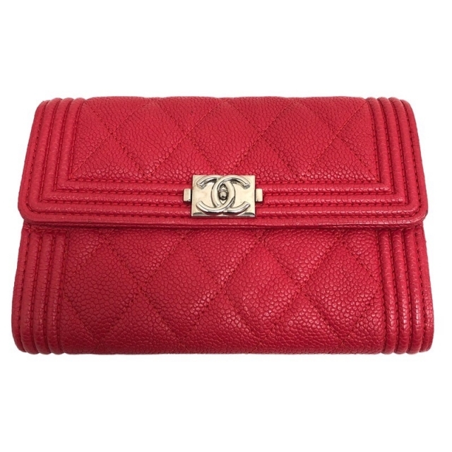 CHANEL(シャネル)のシャネル CHANEL ボーイシャネル ウォレット 長財布 レディース【中古】 レディースのファッション小物(財布)の商品写真