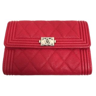 シャネル(CHANEL)のシャネル CHANEL ボーイシャネル ウォレット 長財布 レディース【中古】(財布)