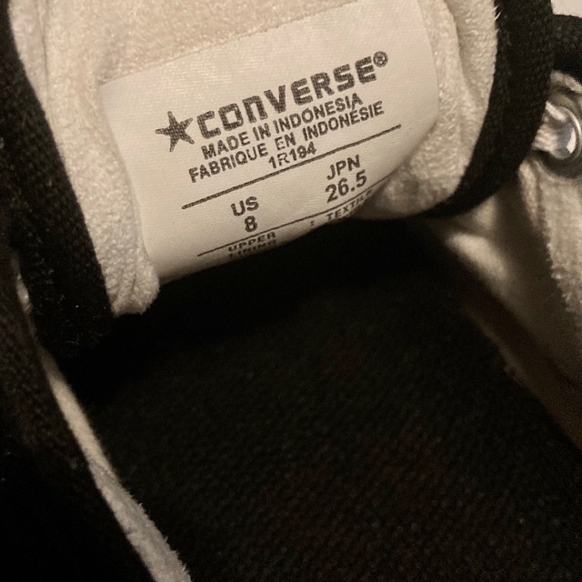 CONVERSE(コンバース)のconverse JACK PURCELL black 27.0cm メンズの靴/シューズ(スニーカー)の商品写真