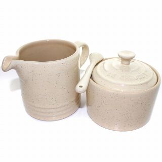 アザー(other)のLE CREUSET cream sugar set ストーンウェア ベージュ(食器)