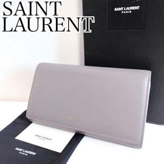 GW SALE サン・ローランパリ 財布 ベージュ 定価85800税込