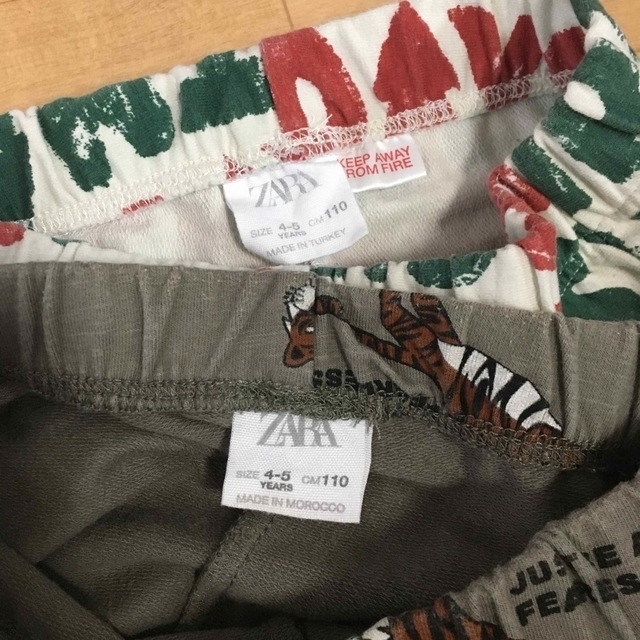 ZARA KIDS(ザラキッズ)の【ご専用】【良品】ZARAレギンス4-5years110cm キッズ/ベビー/マタニティのキッズ服男の子用(90cm~)(パンツ/スパッツ)の商品写真