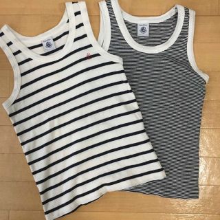 プチバトー(PETIT BATEAU)のプチバトー 5ans110cm タンクトップ2枚(下着)