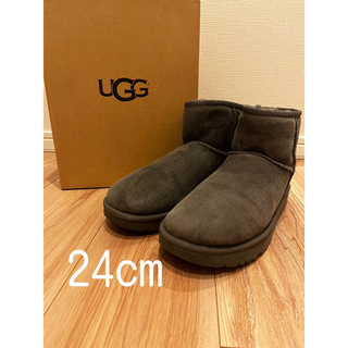 アグ(UGG)のugg クラシックミニⅡ grey(ブーツ)