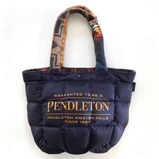 ペンドルトン(PENDLETON)の▲美品▲TAION × PENDLETON // トートバッグ▲ネイビー(トートバッグ)