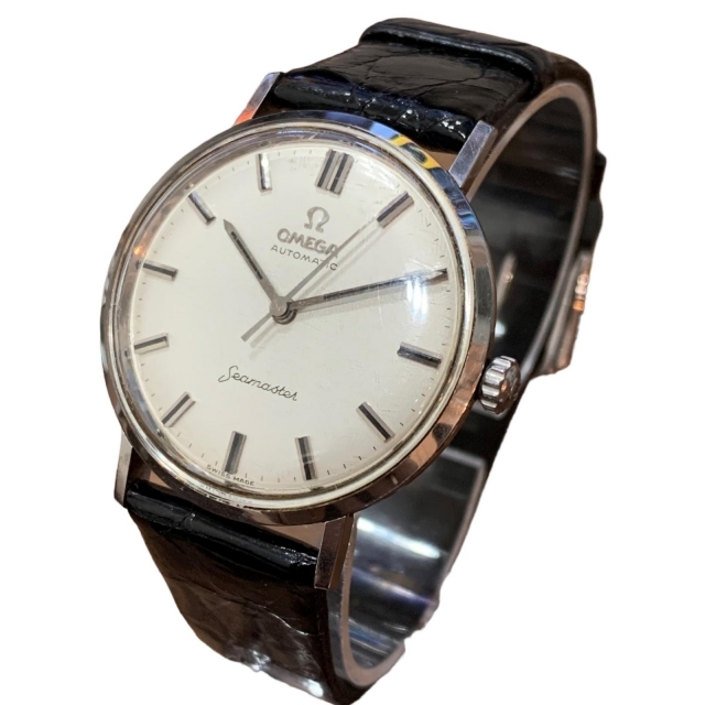 OMEGA - OMEGA オメガ シーマスター メンズ腕時計 自動巻き SS×革 アンティーク 1960年代 14765-61SC