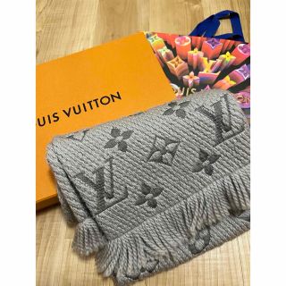 ヴィトン(LOUIS VUITTON) マフラー/ショール(レディース)(グレー/灰色