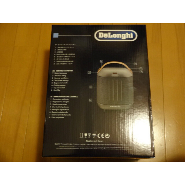 DeLonghi - ★新品★デロンギ セラミックファンヒーターHFX30C11-AGカプスーラ黒×2の通販 by tasgi852's