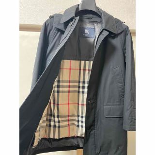 バーバリー(BURBERRY)の極美品 バーバリー  アウタージャケット  インナー取外し可能 フード ブラック(ダッフルコート)