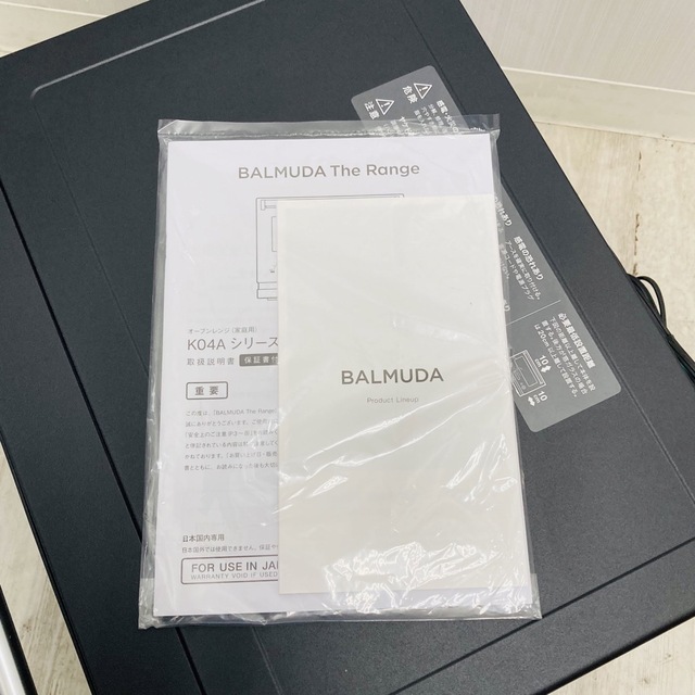BALMUDA(バルミューダ)のBALMUDA　バルミューダ　オーブンレンジ K04A-BK 2022年製 スマホ/家電/カメラの調理家電(電子レンジ)の商品写真