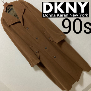 ダナキャラン(Donna Karan)の90s Vintage■ダナキャラン■アンゴラ スーパーロング コートチェスター(チェスターコート)