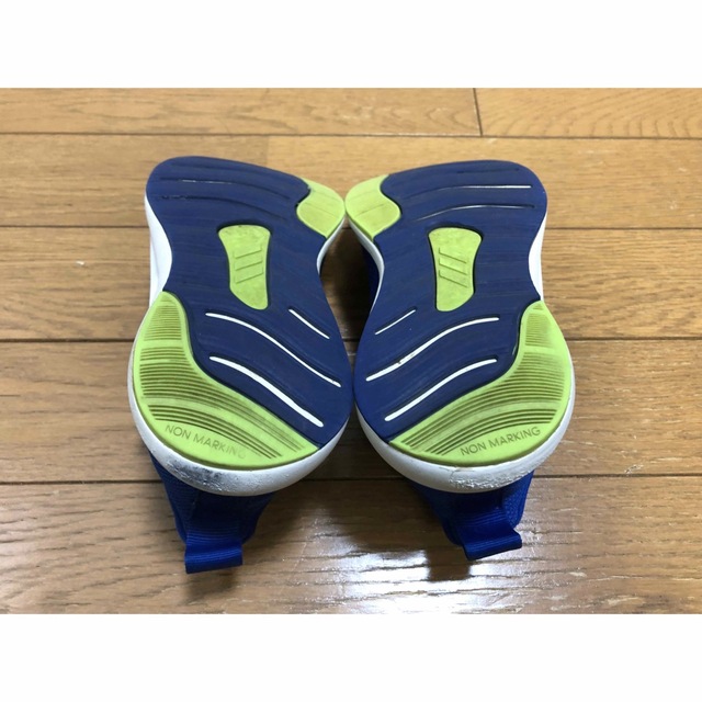 adidas(アディダス)のアディダス キッズ スニーカー 19cm ブルー キッズ/ベビー/マタニティのキッズ靴/シューズ(15cm~)(スニーカー)の商品写真