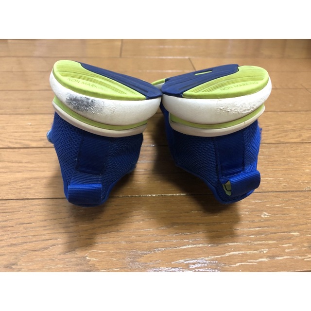 adidas(アディダス)のアディダス キッズ スニーカー 19cm ブルー キッズ/ベビー/マタニティのキッズ靴/シューズ(15cm~)(スニーカー)の商品写真