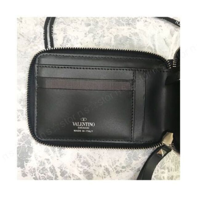 VALENTINO(ヴァレンティノ)の☆VALENTINO ヴァレンティノ ロゴ ネックフォルダー ウォレット 財布 メンズのファッション小物(折り財布)の商品写真