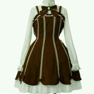 Angelic Pretty - AngelicPrettyエレガント別珍鳥籠ワンピースの通販