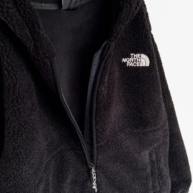 THE NORTH FACE(ザノースフェイス)の【新品未使用】大人気ザノースフェイス★メンズ ボアフリースパーカー★黒L メンズのジャケット/アウター(ブルゾン)の商品写真