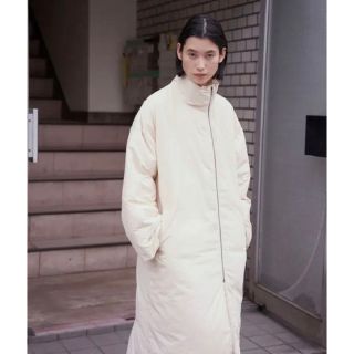 ENOF warm long coat 白 ホワイト M ロングコート ダウン