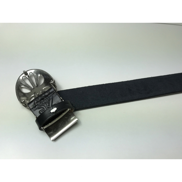 矢沢永吉ベルト 着用類似 Lサイズ 栃木レザー 牛革 カジュアル メンズ40mm