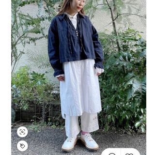 フィグロンドン(fig London)のMalle / cotton短めスモックブラウス(シャツ/ブラウス(長袖/七分))