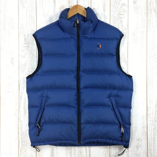 MENs M  ムーンストーン ダウン ベスト Down Vest メーカー消滅 入手困難 MOONSTONE 1113041 ブルー系