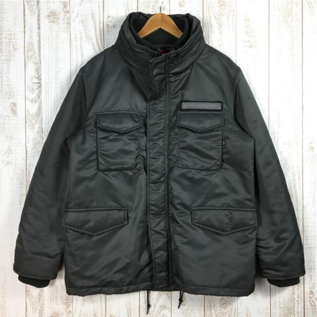 MENs XL  アルファインダストリーズ Alpha industries サーモライト M-65 リブ ジャケット フィールドジャケット ミリタリージャケット インサレーション 中綿 TA1467 グリーン系