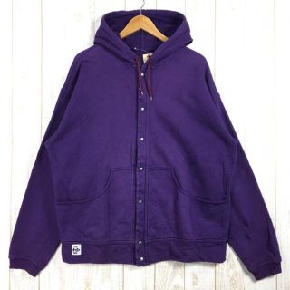 チャムス(CHUMS)のMENs L  チャムス フルスナップ ハリケーン トップ パーカー FullSnap Hurricane Top Parka スウェット フーディ カーディガン CHUMS パープル系(その他)