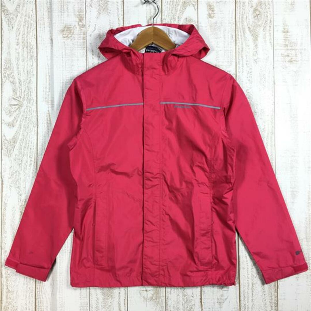 GIRLs XL  パタゴニア ガールズ トレントシェル ジャケット Girls Torrentshell Jacket キッズ レインシェル フーディ PATAGONIA 64341 RPM ピンク系