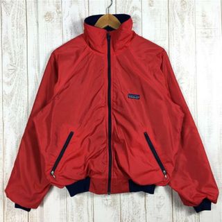 パタゴニア(patagonia)のMENs M  パタゴニア 1980s シェルド キャプリーン ジャケット SHELLED CAPLIENE JACKET レッド×ネイビー 三角タグ ビンテージ 生産終了モデル 入手困難 PATAGONIA Red / Navy レッド系(その他)