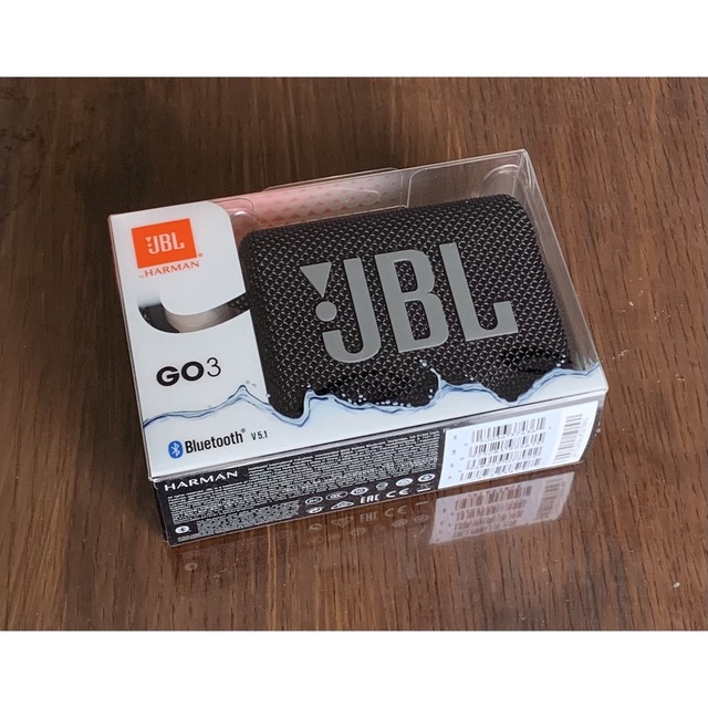 JBL Bluetooth スピーカー JBLGO3BLK スマホ/家電/カメラのオーディオ機器(スピーカー)の商品写真