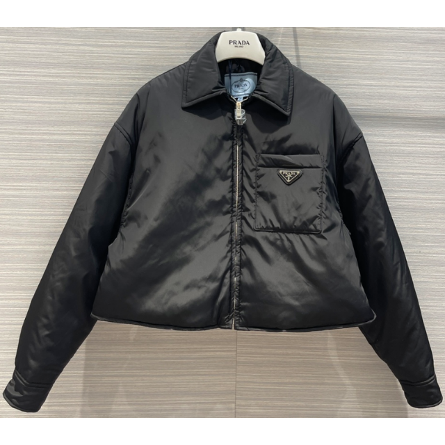 Prada ジップ パデッドジャケット 通販 FARFETCH | PRADAジャケット