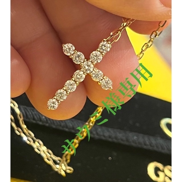 割引特販 ☆1.00ct☆ハート&キューピッド✨クロスダイヤモンド