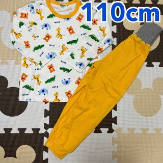 ホットビスケッツ(HOT BISCUITS)の【専用】ミキハウス ホットビ♡ビーンズくん＆動物柄長袖パジャマ♡110cm(パジャマ)