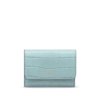 スマイソン(Smythson)のsmythson スマイソン　マラコンパクトウォレット　パウダーブルー(財布)