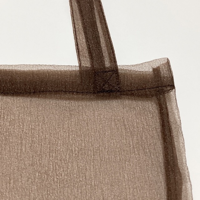 シースルーバッグ ブラウン レディースのバッグ(トートバッグ)の商品写真
