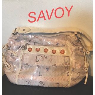 サボイ(SAVOY)のSAVOY／サボイ　ショルダーバッグ　スパンコール(ハンドバッグ)