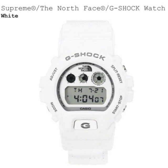 【新品送料込】【白】Supreme The North FaceG-Shock8