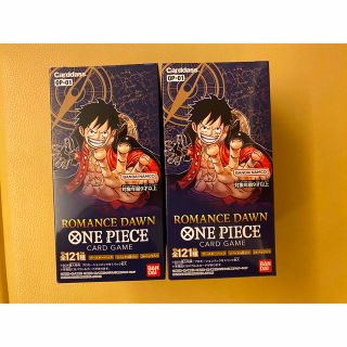 ワンピース(ONE PIECE)のONE PIECE CARD GAME ROMANCE DAWN 2箱(カード)