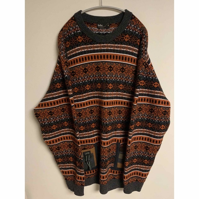 kolor(カラー)の【極美品】kolor 19AW PATCHWORK FAIR SWEATER メンズのトップス(ニット/セーター)の商品写真