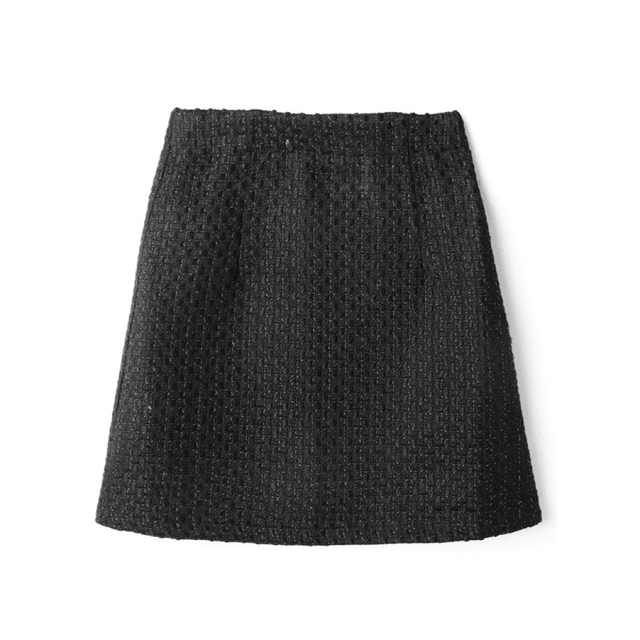GRL(グレイル)のGRL  ツイード台形ミニスカート[hc60] レディースのスカート(ミニスカート)の商品写真