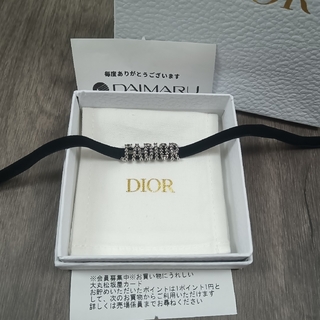 Dior - クリスチャンディオールJA'DIOR チョーカー メタル ベルベットリボ