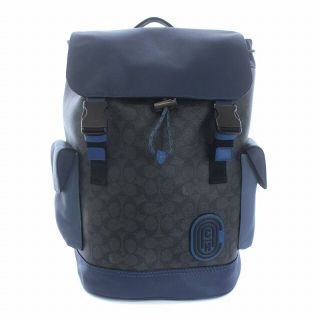 コーチ(COACH)のCOACH リュックサック デイパック シグネチャー 紺 ネイビー 89510(バッグパック/リュック)