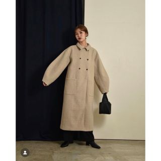 カスタネ(Kastane)のAmiur bal collor round sleeve coat(ロングコート)