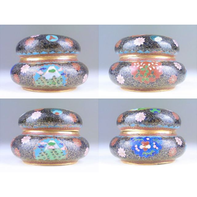 C110 】 煌びやかな名品 明治期尾張七宝上手作 英国里帰り品 華文黄銅 C110 】 煌びやかな名品 明治期尾張七宝上手作 英国里帰り品 華文黄銅