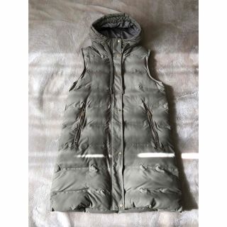 ザラ(ZARA)の【Makoto様専用】ZARA ロングダウンベスト Sサイズ ミンク(ダウンベスト)