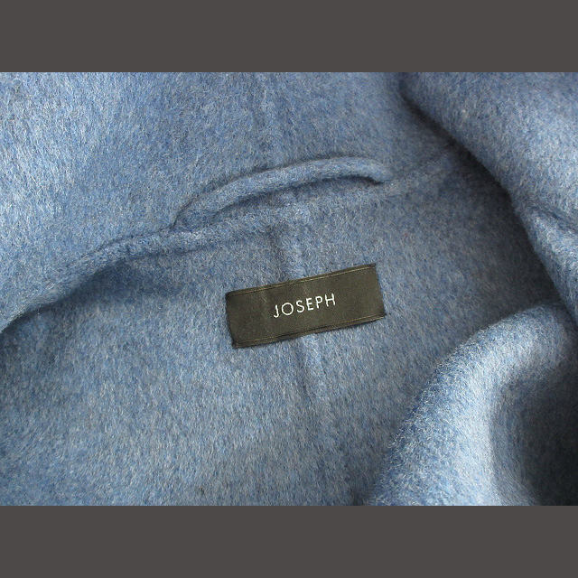 JOSEPH(ジョゼフ)のジョセフ JOSEPH LIMA / ダブルフェイス カシミヤ コート 36 青 レディースのジャケット/アウター(その他)の商品写真